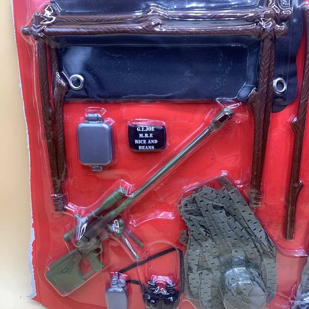 G.I. Joe Classic Collection SNIPER SET DELUXE MISSION GEAR  Distressed Package - Picture 2 of 6